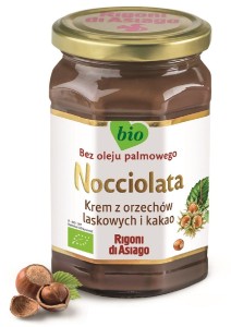 Krem z orzechów laskowych i kakao BEZGLUTENOWY BIO 250g