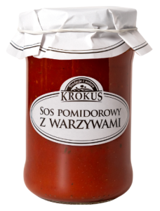 Sos pomidorowy z warzywami bez cukrów 340g  KROKUS