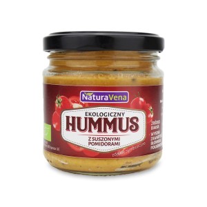 Hummus z suszonymi pomidorami BIO 185g  NATURAVENA