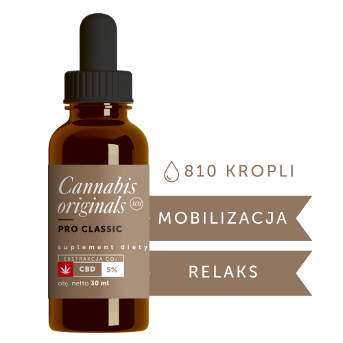 Olejek CBD PRO Classic 5% 30ml Cannabis originals.png