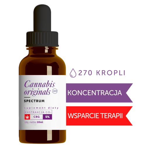 Olejek CBG CO2 5% 10ml Cannabis Originals Spectrum.png